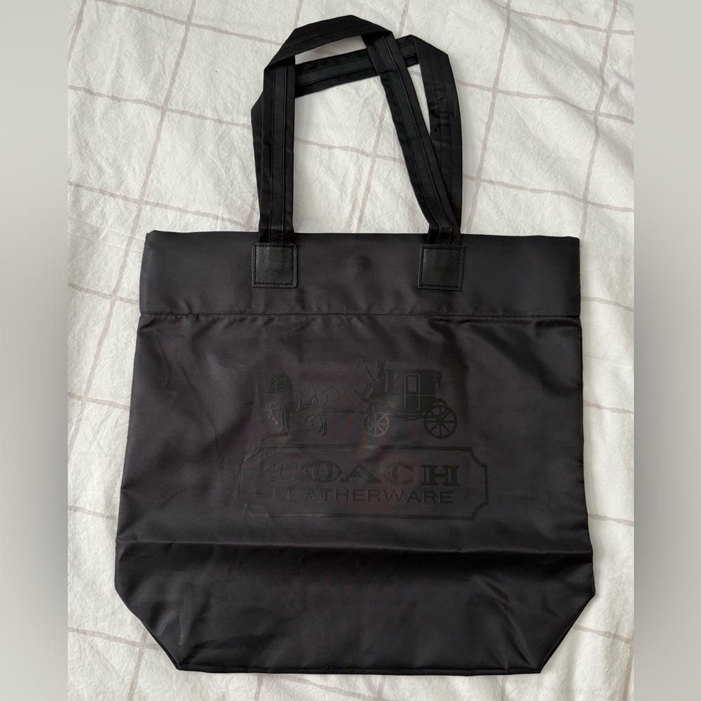 Coach Nylon Tote Black NWOT